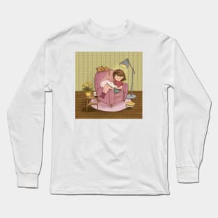 Reading Girl Long Sleeve T-Shirt